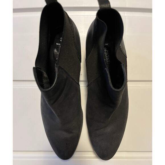 Aquatalia Italy Women's Fionna Chelsea Boots Size 8.5 Waterproof Gray Leather - Picture 2 of 10